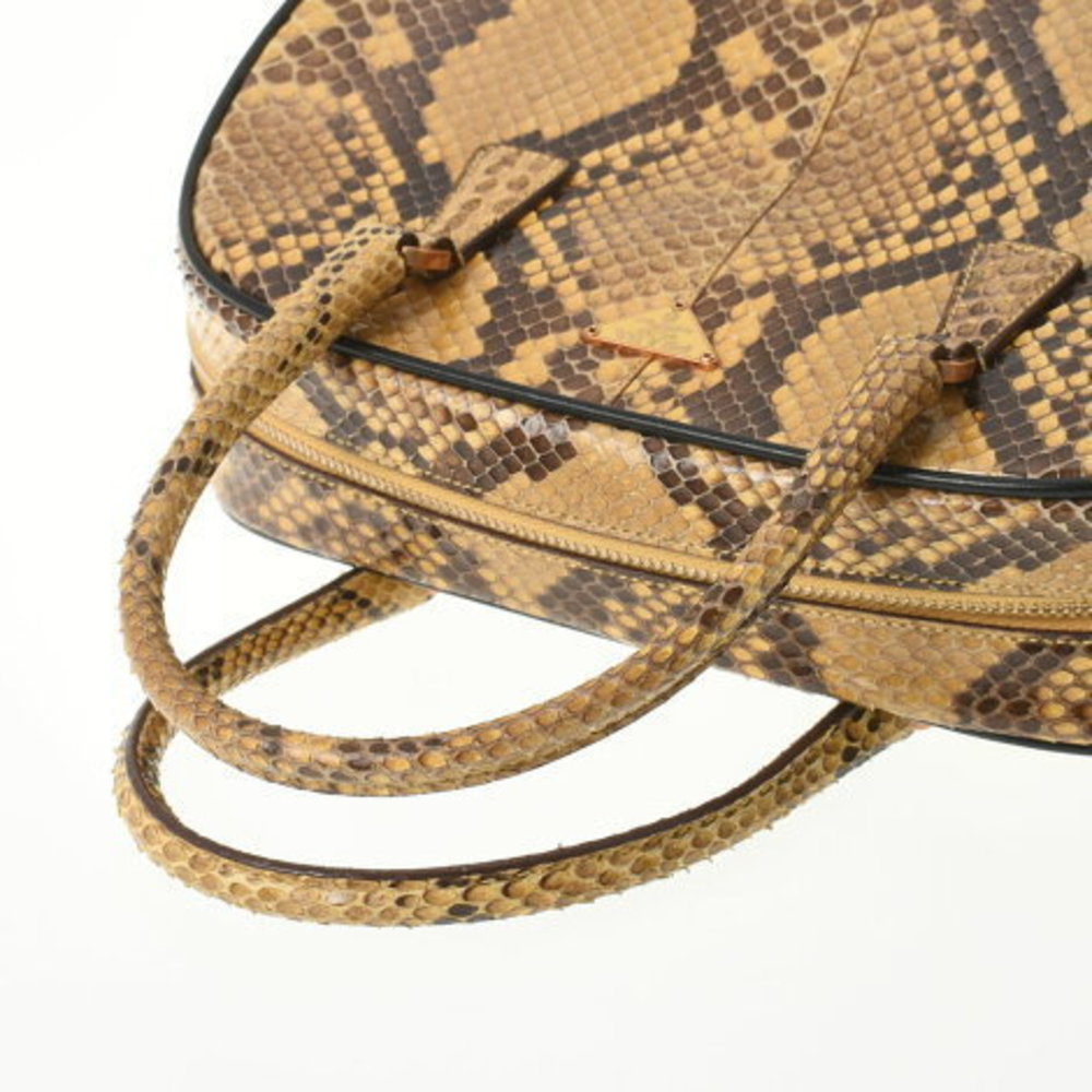 Prada Brown Python Handbag - image 3